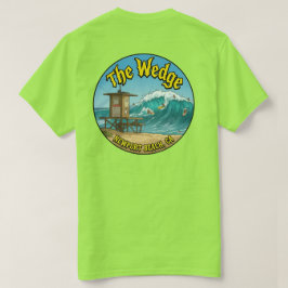 Surfing The Wedge - NEWPORT BEACH, CA (Hans & Henn T Shirt