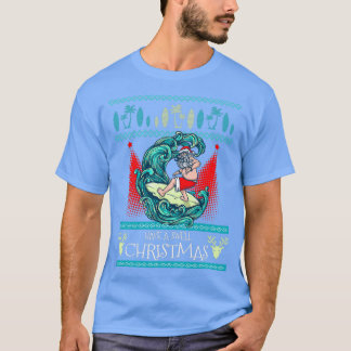 Surfing Ugly jul Sweater Knkunnig Stil Julafton T Shirt