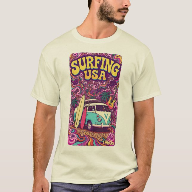 Surfing USA T-Shirt (Framsida)