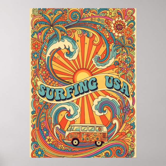 Surfing USA V09 Poster (Framsidan)