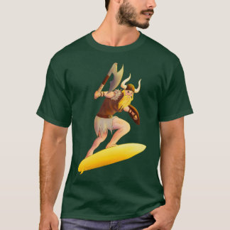 Surfing Viking Classic TShirt T Shirt