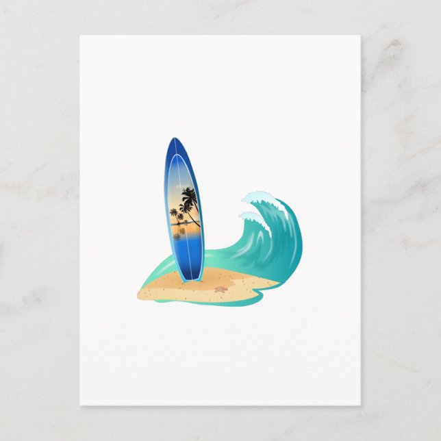 Surfing Vykort (Framsida)