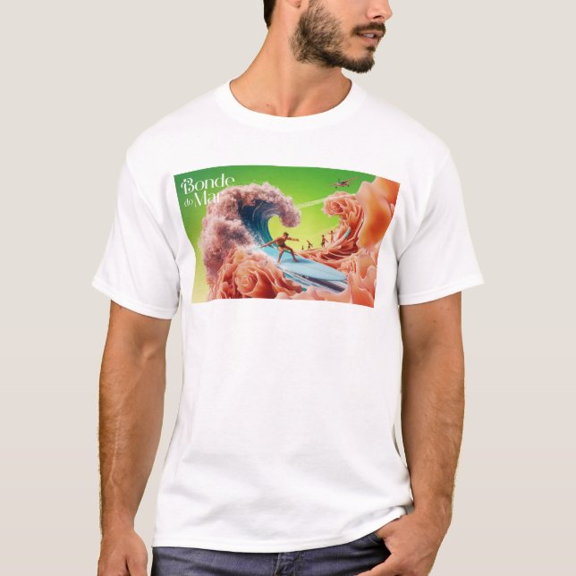 Surfing with the Crowd - BD T Shirt (Framsida)