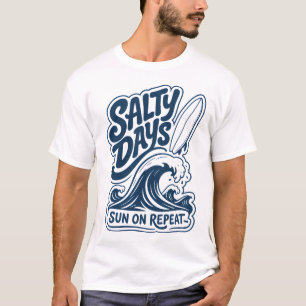 Surfingäventyrslogotyp T Shirt