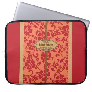 Surfingbräda för Monogram Mokuleia för hawaians Laptop Fodral