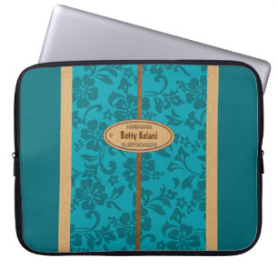 Surfingbräda för Monogram Mokuleia för hawaians Laptop Sleeve