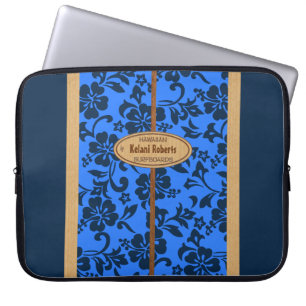 Surfingbräda för Monogram Mokuleia för hawaians Laptop Sleeve