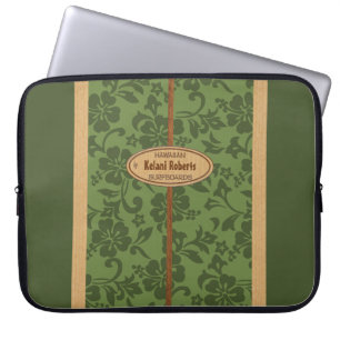 Surfingbräda för Monogram Mokuleia för hawaiansk Laptop Sleeve