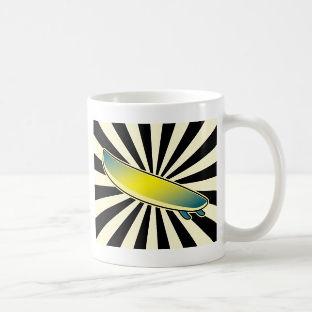 surfingbrädan knäppas kaffemugg (Höger)