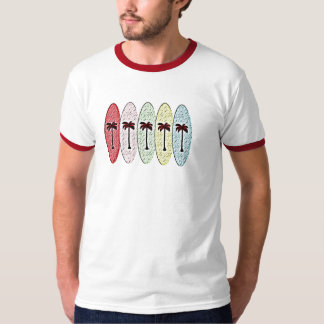 surfingbrädor med handflatan trees2 t-shirt