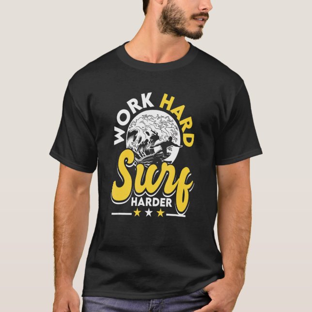 Surfingfack - hård Surfa 1 T Shirt (Framsida)