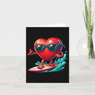 Surfingfärdigheterna i Valentines day Valent Kort