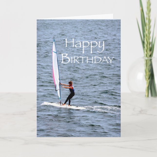 Surfingfödelsedag Kort (Framsida)