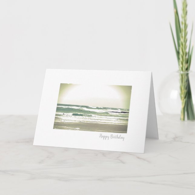 Surfingfotografieringskort Helgkort (Framsida)