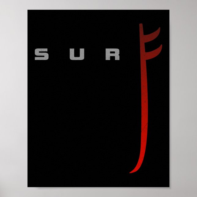 Surfingkläder - Surfer Surf _4  Poster (Framsidan)