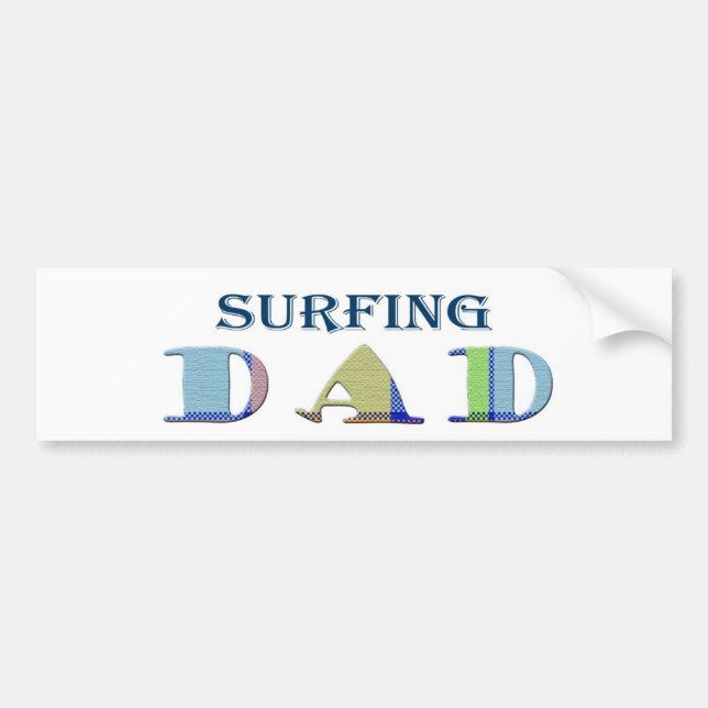 SurfingPappa Bildekal (Framsidan)