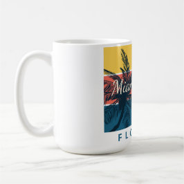 Surfingparadis Miami Beach Florida Kaffemugg