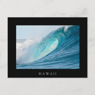Surfingtuner, Hawaii, svart vykort
