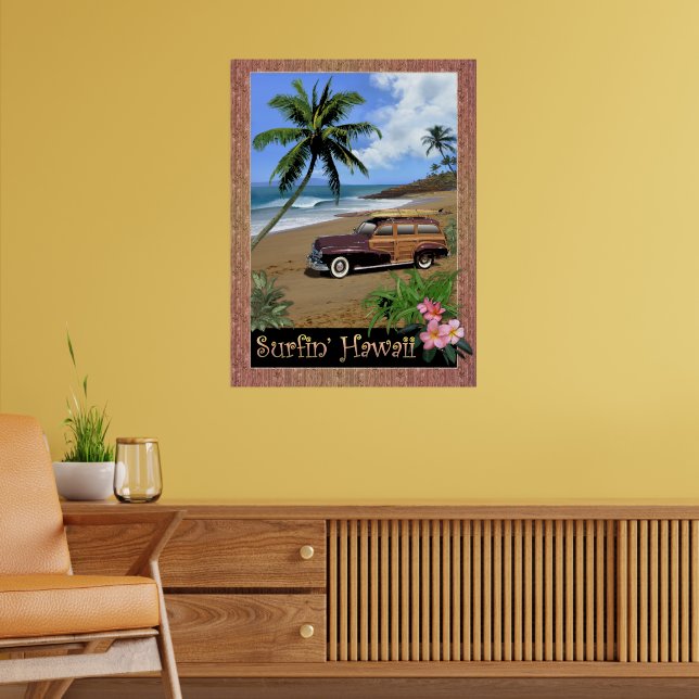 Surfin'Hawaii Poster (Vardagsrum 2)