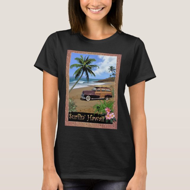 Surfin'Hawaii Tee Shirt (Framsida)