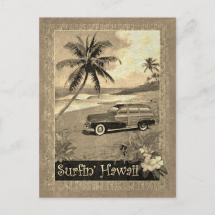 Surfin'Hawaii Vykort