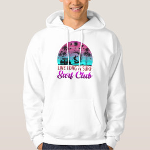Surfklubbströja för havsentusiaster hoodie