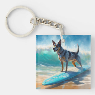 Surfmålning av blå Heeler-båge