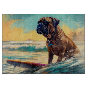 Surfmålning av bullmastiff-båge