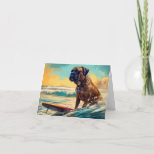 Surfmålning av bullmastiff-båge kort