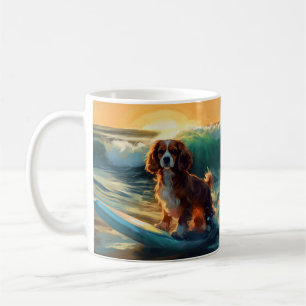 Surfmålning av kavalier Kung Kaffemugg