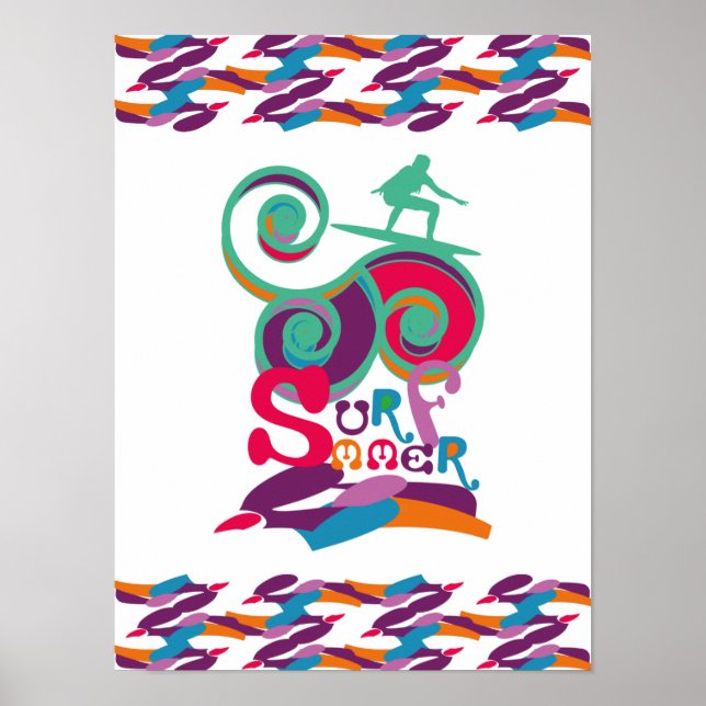 SURFMMER ANGELA SURF BY MASANSER POSTER (Framsidan)