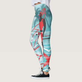 Surfning 4 baljväxter leggings