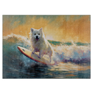 Surfning av amerikansk eskimo Beach-färg