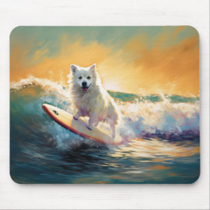 Surfning av amerikansk eskimo Beach-färg Musmatta