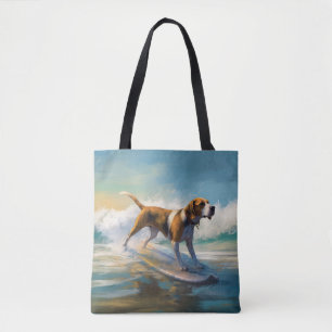 Surfning av amerikanska motorligh Foxhound Beach Tygkasse