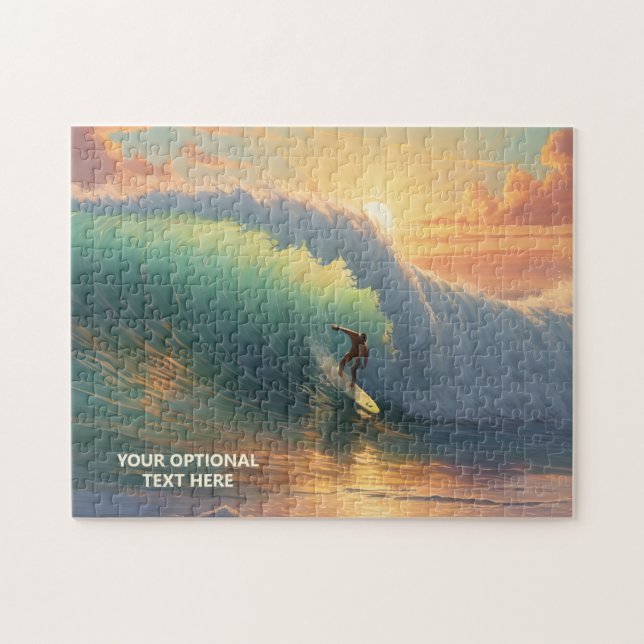 Surfning av anpassningsbar pussel (Horisontell)