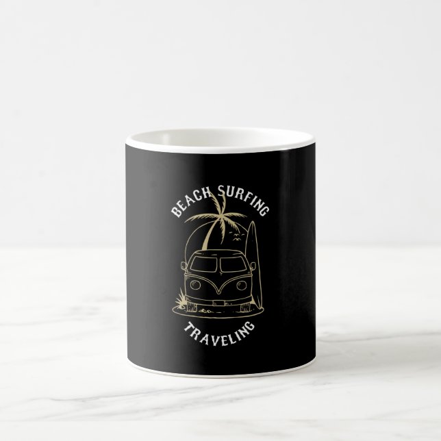 Surfning av båge kaffemugg (Center)