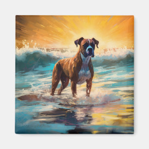 Surfning av boxerbåge magnet