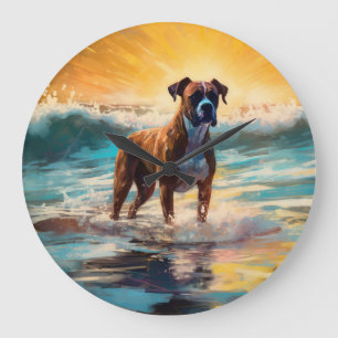 Surfning av boxerbåge stor klocka