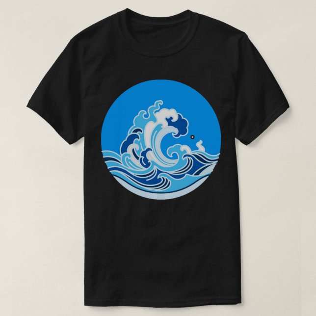 Surfning av havsområde t shirt (Design framsida)