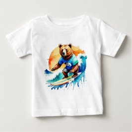 Surfning av kutbjörn t shirt