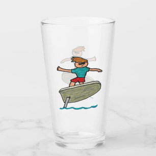 Surfning av olja glaskopp