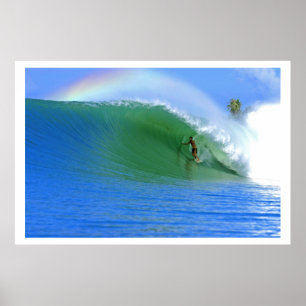Surfning av Perfektens våg Poster