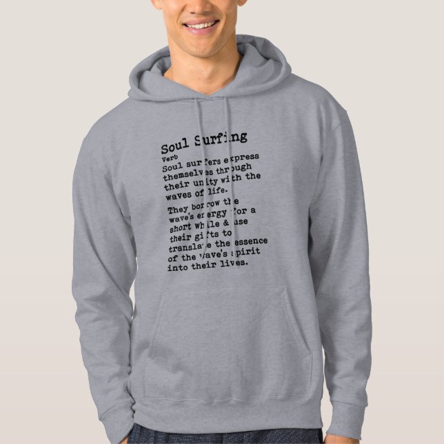 Surfning av solljus: Ljuskroppar av Färgad Hoodie (Framsida)