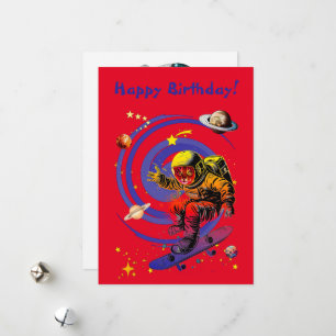 Surfning av vortexa Birthday Card Julkort