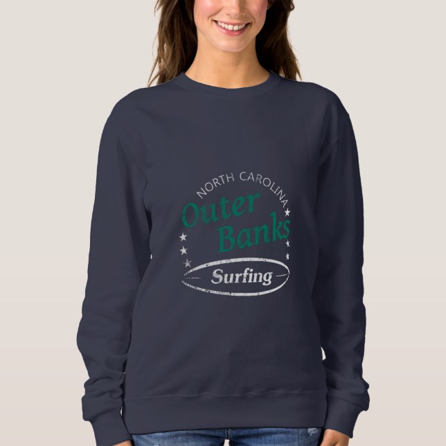 Surfning av yttre Banker T Shirt (Framsida)