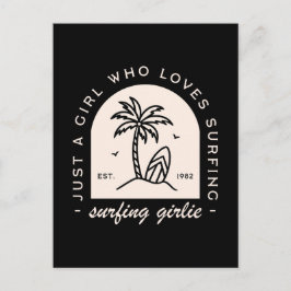Surfning Flickor surfa älskare citerar vintage sva Vykort