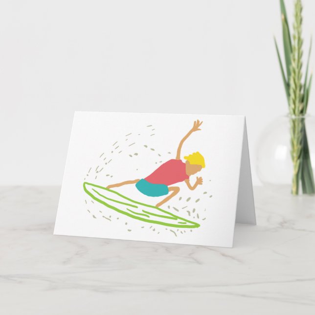 Surfning Helgkort (Framsida)
