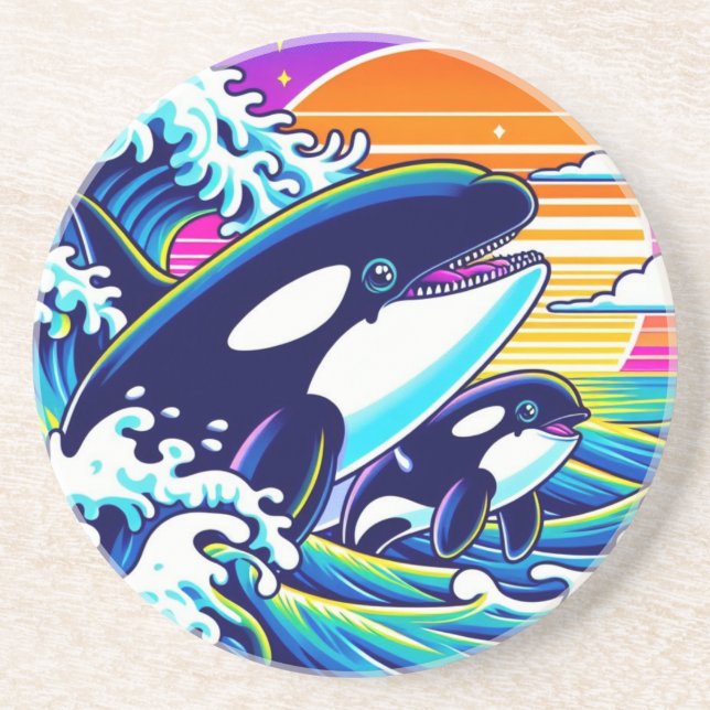 Surfning i Vågar Underlägg (Framsidan)