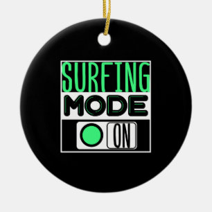 Surfning Julgransprydnad Keramik